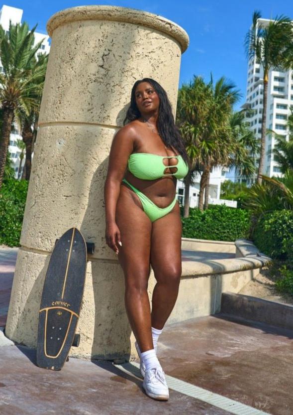 Rio Bottom - Lime Green Check - Image 3