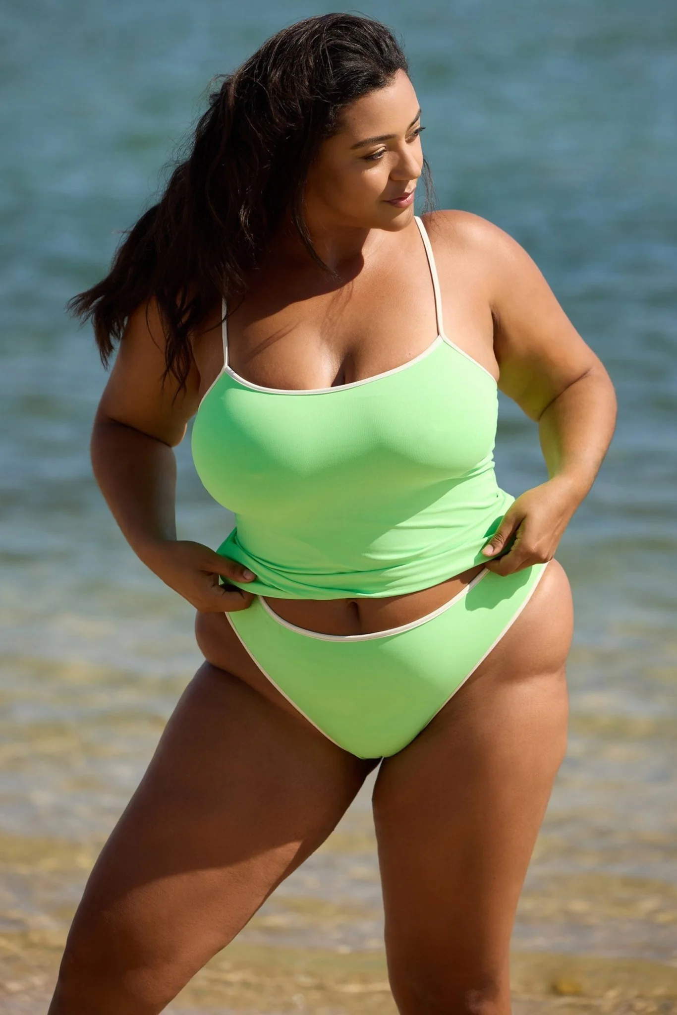 Monaco Bottom - Blue Green Reversible - Image 4
