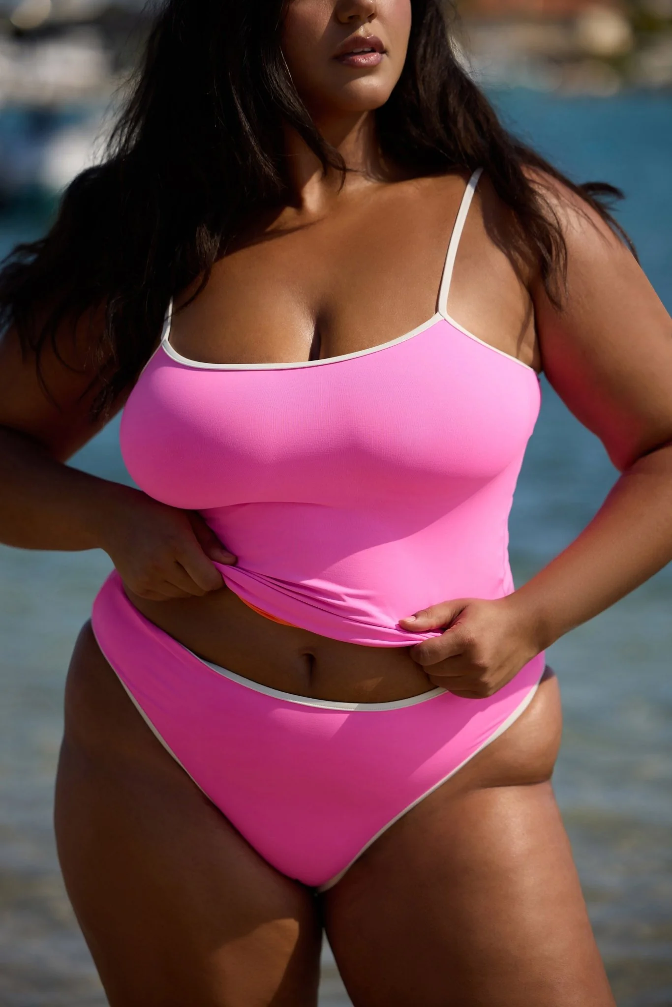 Monaco Bottom - Pink Orange Reversible - Image 4