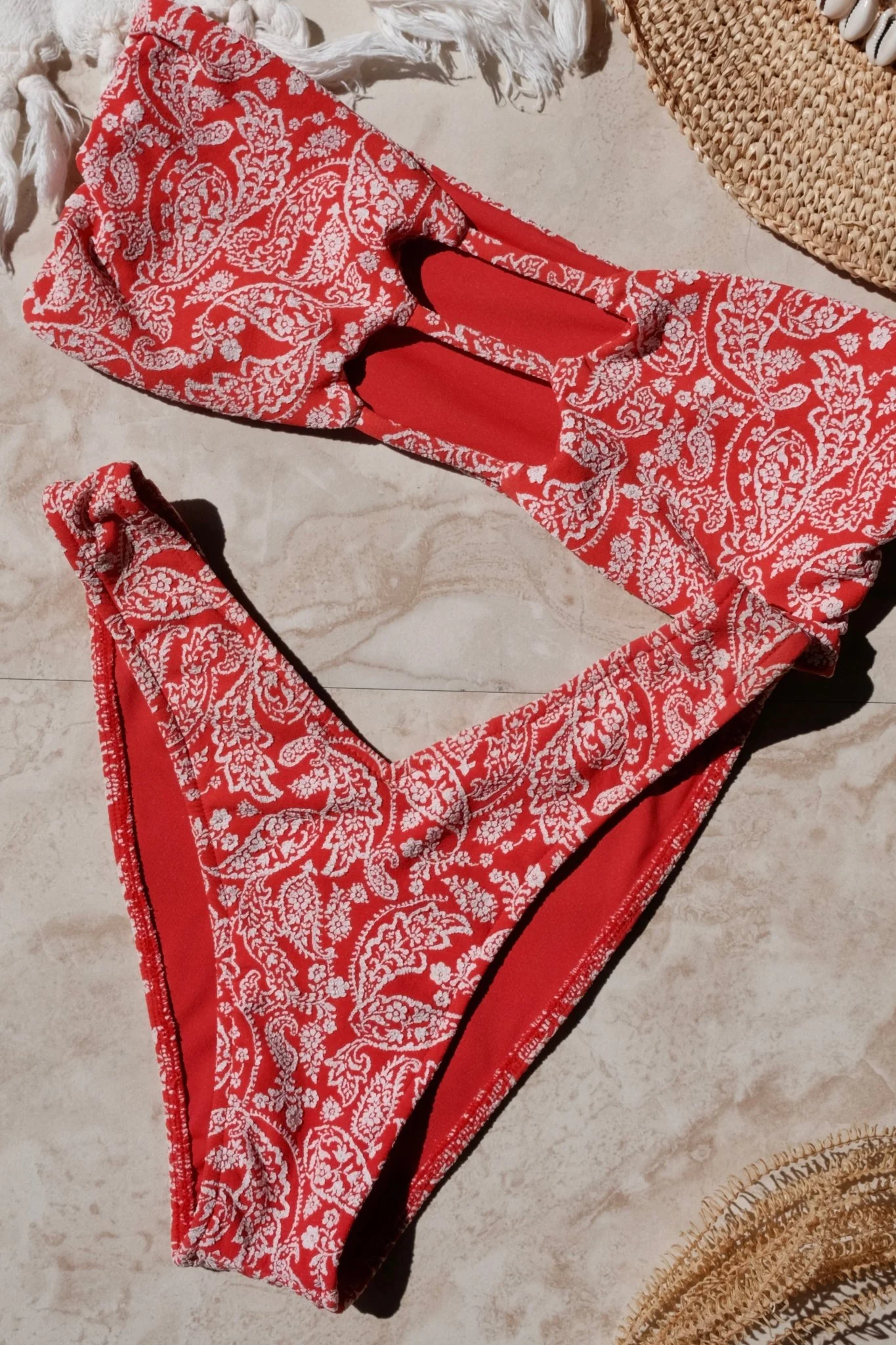 Rio Bottom - Red Paisley - Image 5
